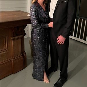 Rachel Zoe Sequin Gown - altered for the petite ladies